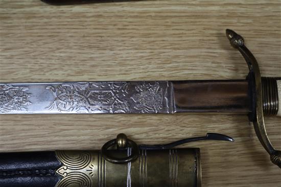 A Replica naval officers sword